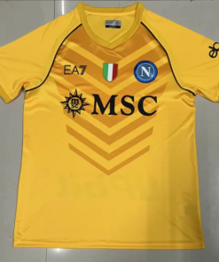 2023/2024 Napoli Goalkeeper Yellow Soccer Jersey Thai Quality