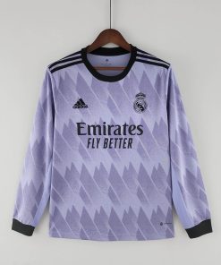 2022/2023 Long Sleeve Real Madrid Away Jersey