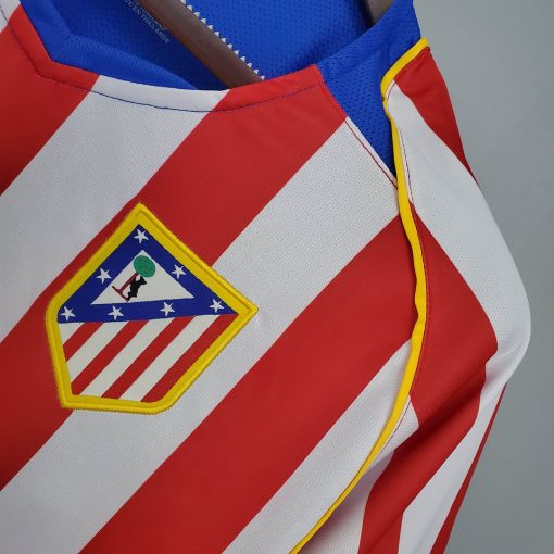 2004/2005 Retro Atletico Madrid Home Soccer Jersey  Thai Quality