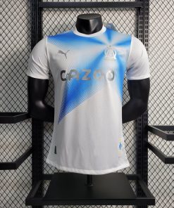 2023/2024 Player Version Olympique de Marseille Fourth Away 30th Anniversary Edition White Football Jersey