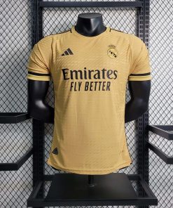 2023/2024 Player Version Real Madrid Special Edition golden Football Shirt  Thai Quality