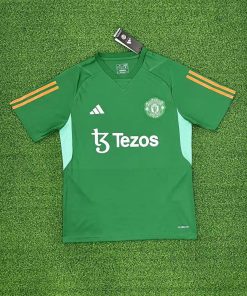 2023/2024 Manchester United Training Wear Green Football Shirt 1:1 Thai Quality