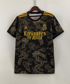 2023/2024 Real Madrid Special Edition Gold Dragon Football Shirt Thai Quality