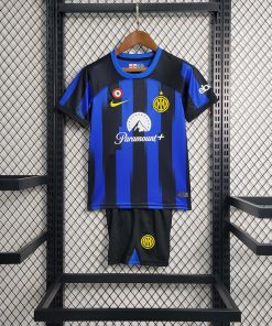 2023/2024 Internazionale Milan Home Football Jersey Quality Thai Kids Size