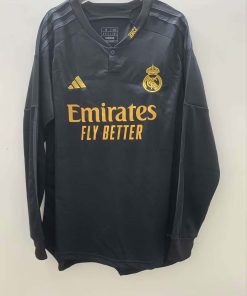 2023/2024 Long Sleeve Real Madrid Third Away Jersey