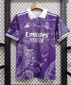 2023/2024 Real Madrid Chinese Dragon purple Football Shirt