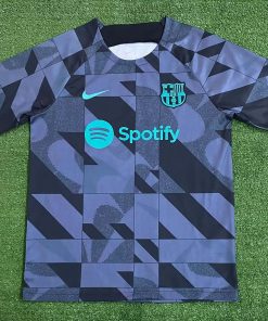 2023/2024 Barcelona Training Wear Gray Jersey