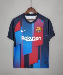 2021/2022 Barcelona Jersey Training Wear Blue Red