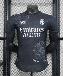 2024/2025 Player Version Real Madrid Y-3 Special Edition Black Football Shirt Thai Quality