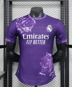 2024/2025 Player Version Real Madrid Y-3 Special Edition Purple Football Shirt Thai Quality