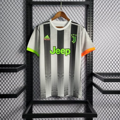 2019/2020 Retro Juventus Joint Edition Black and White Stripes Soccer Jersey  Thai Quality