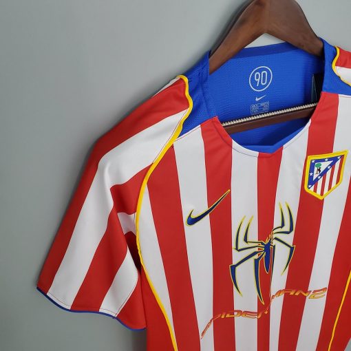 2004/2005 Retro Atletico Madrid Home Soccer Jersey  Thai Quality