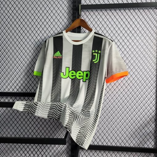 2019/2020 Retro Juventus Joint Edition Black and White Stripes Soccer Jersey  Thai Quality