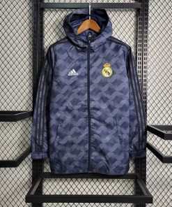 2023-2024 Real Madrid Windbreaker Gray Soccer Jersey  Thai Quality