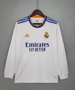 2021/2022 Long Sleeve Real Madrid Home Jersey