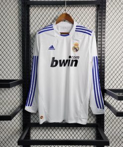 2010/2011 Retro Long Sleeve Real Madrid Home Soccer Jersey  Thai Quality