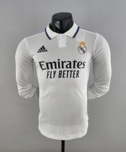 2022/2023 Long Sleeve Player Version Real Madrid Home