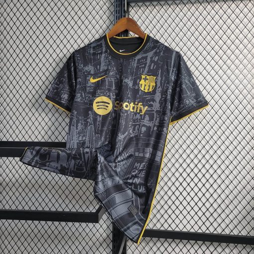 2023/2024 Barcelona Special Edition Black Football Shirt Thai Quality