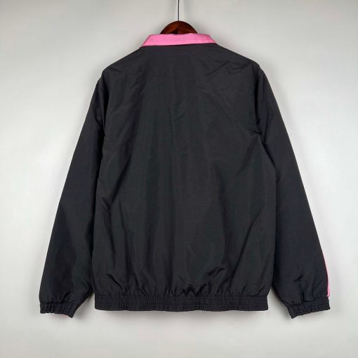 2023/2024 Inter Miami Reversible Windbreaker（black-pink）Soccer Jersey Thai Quality