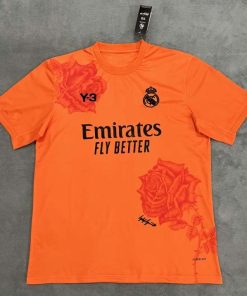 2024/2025 Real Madrid Y-3 Special Edition Orange Football Shirt Thai Quality