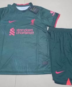 2022/2023 Liverpool Third Away Soccer Jersey  Thai Quality Kids Size