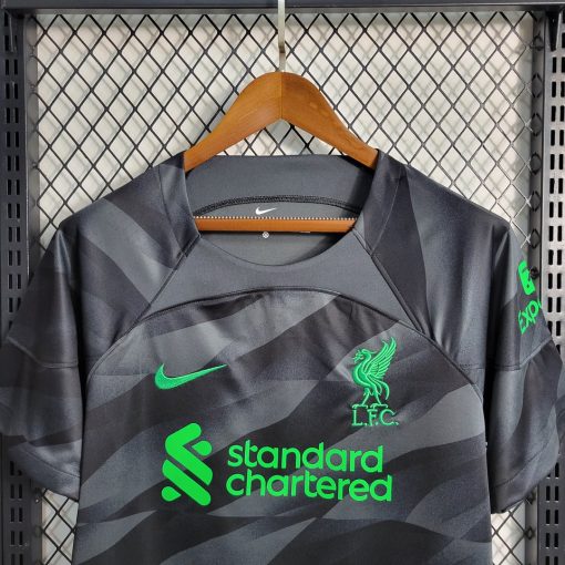 2023/2024 Liverpool Goalkeeper Black Soccer Jersey Thai Quality