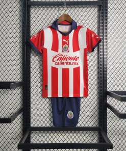 2023/2024 Chivas Home Soccer Jersey  Thai Quality Kids Size