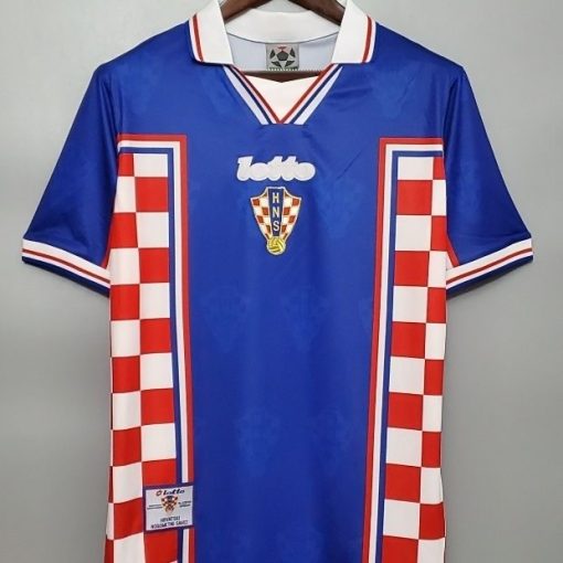 1998 Croatia away retro jersey