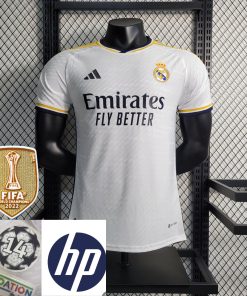 Real Madrid 23-24 14 Champions Home Player Edition Jersey-Men