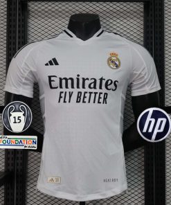 Real Madrid 24-25 15 Champions Home Player Edition Jersey-Men