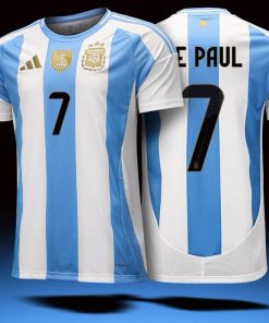 24-25 Argentina home No.7 player edition jersey