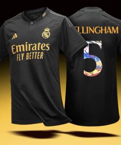 23-24 Real Madrid Second Away No.5 Player Edition Jersey