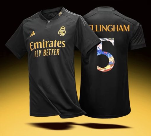 23-24 Real Madrid Second Away No.5 Player Edition Jersey