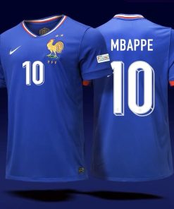 24-25 Mbappé Players' Edition home jersey for the 10th French European Cup.