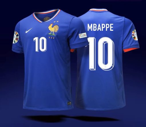 24-25 Mbappé Players' Edition home jersey for the 10th French European Cup.