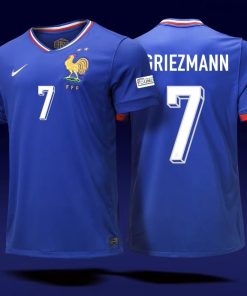 24-25 France European Cup No.7 Player Edition Home Jersey