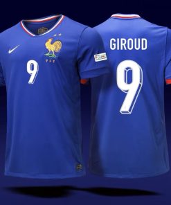 24-25 France European Cup No.9 Player Edition Home Jersey