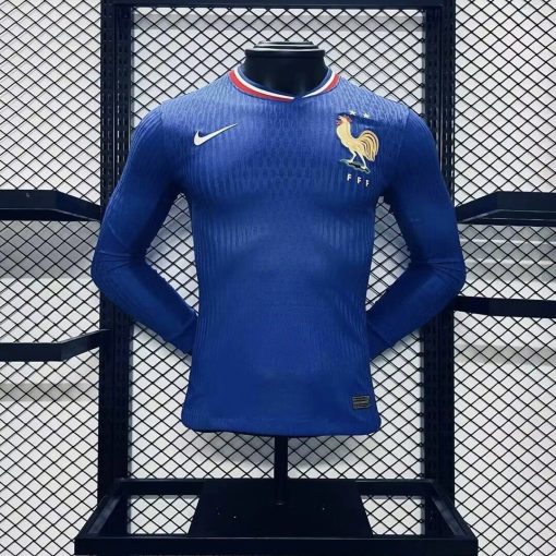 24-25 French Home Player Edition Jersey Long Sleeve