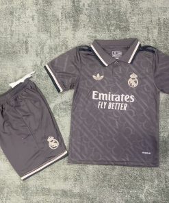 24-25 Real Madrid Second Away Children's Kit