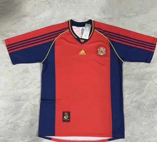 98-99 Spain home retro jerseys