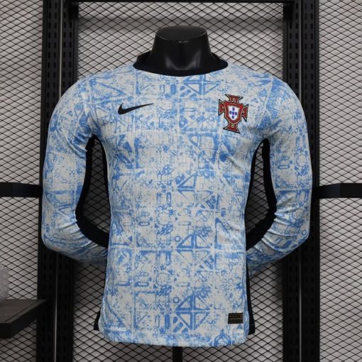 24-25 Portugal away player version jersey long sleeve