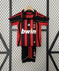 06-07AC Milan home jersey children's size