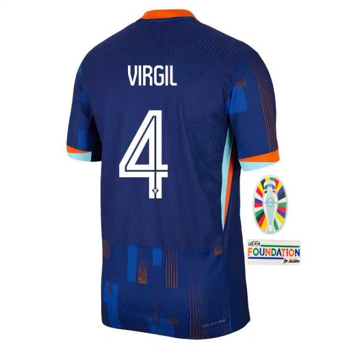 24-25 Netherlands European Cup away player version jersey #4