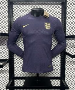 24-25 England Away Player Edition Jersey Long Sleeve