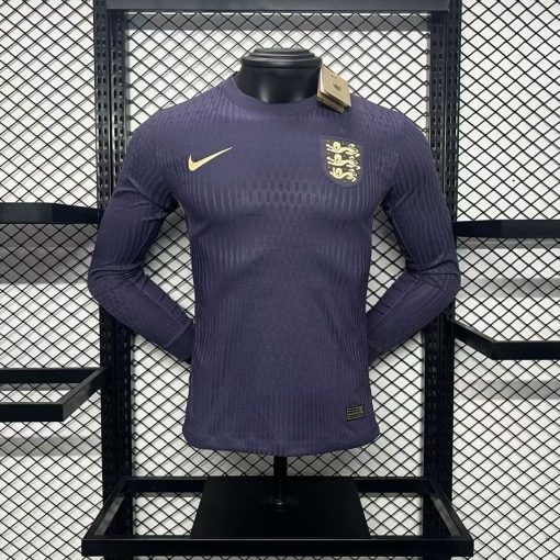 24-25 England Away Player Edition Jersey Long Sleeve